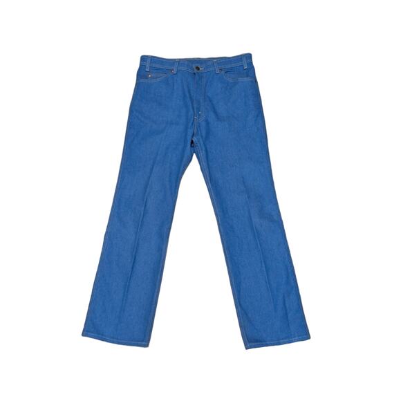 Vintage Levis Action Jeans Made in USA Pants Mens 36 Blue Straight Leg Trousers